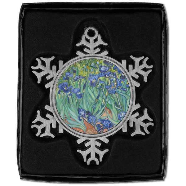 Irises (Van Gogh) Vintage Snowflake - In box