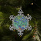 Irises (Van Gogh) Vintage Snowflake - (LIFESTYLE)