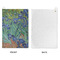 Irises (Van Gogh) Waffle Weave Golf Towel - Approval