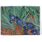 Irises (Van Gogh) Waffle Weave Towel - Full Print Style Image