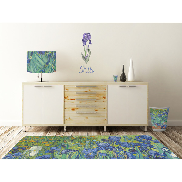Irises (Van Gogh) Wall Graphic Decal Wooden Desk