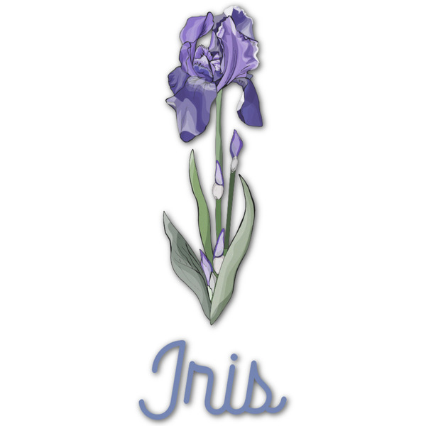 Custom Irises (Van Gogh) Graphic Decal - XLarge