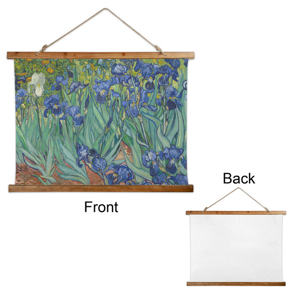 Irises (Van Gogh) Wall Hanging Tapestry - Landscape - APPROVAL