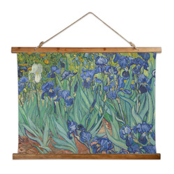 Irises (Van Gogh) Wall Hanging Tapestry - Wide