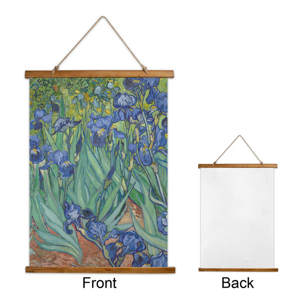 Irises (Van Gogh) Wall Hanging Tapestry - Portrait - APPROVAL