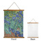 Irises (Van Gogh) Wall Hanging Tapestry - Portrait - APPROVAL