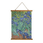 Irises (Van Gogh) Wall Hanging Tapestry - Tall