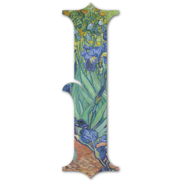 Custom Irises (Van Gogh) Letter Decal - Medium