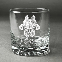 Irises (Van Gogh) Whiskey Glass - Engraved