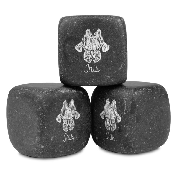 Custom Irises (Van Gogh) Whiskey Stone Set