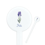 Irises (Van Gogh) Round Plastic Stir Sticks