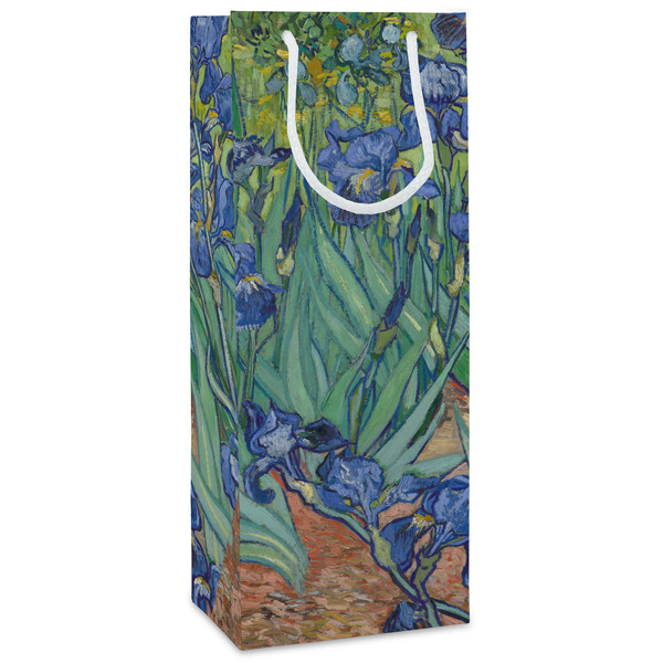 Custom Irises (Van Gogh) Wine Gift Bags