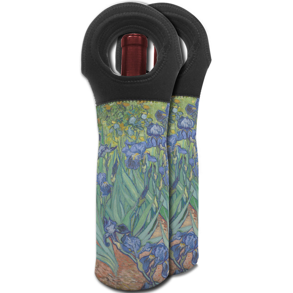 Irises (Van Gogh) Wine Tote Bag - MAIN