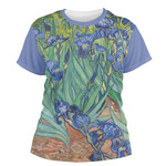 Irises (Van Gogh) Women's Crew T-Shirt - X Large