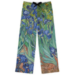 Irises (Van Gogh) Womens Pajama Pants - 2XL