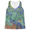 Irises (Van Gogh) Womens Racerback Tank Top - 2X Large