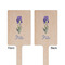Irises (Van Gogh) Wooden 6.25" Stir Stick - Rectangular - Double Sided - Front & Back