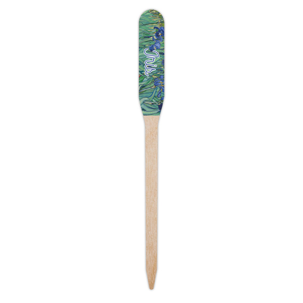 Irises (Van Gogh) Wooden Food Pick - Paddle - Single Pick