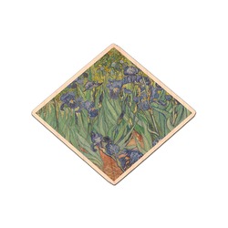 Irises (Van Gogh) Genuine Maple or Cherry Wood Sticker