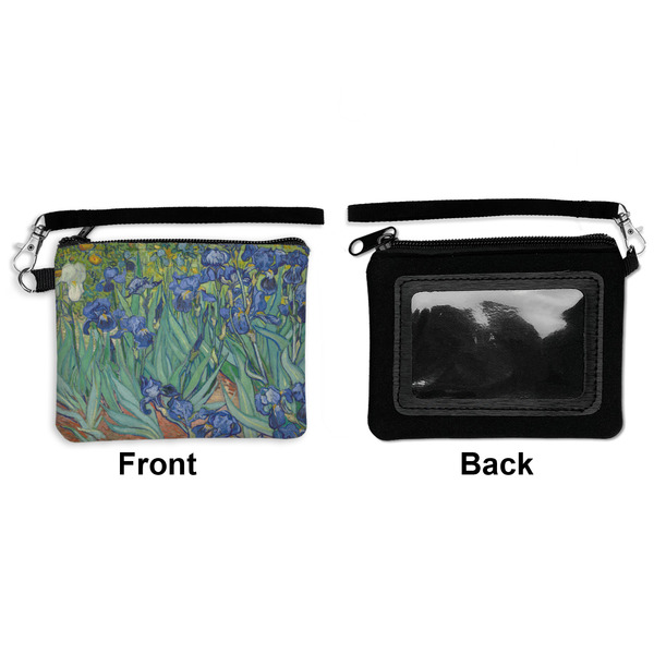 Irises (Van Gogh) Wristlet ID Cases - Front & Back
