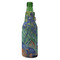 Irises (Van Gogh) Zipper Bottle Cooler - ANGLE (bottle)