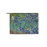 Irises (Van Gogh) Zipper Pouch - Small - 8.5"x6"