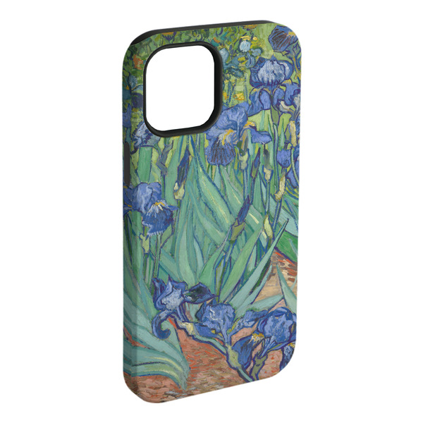 Custom Irises (Van Gogh) iPhone Case - Rubber Lined