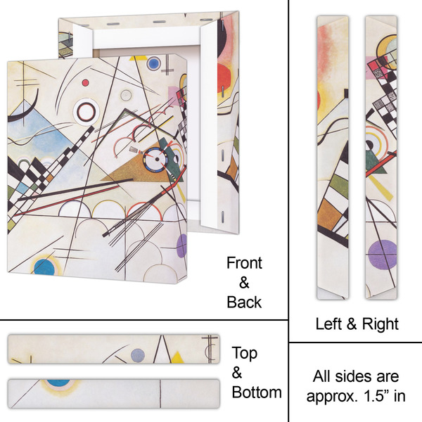 Kandinsky Composition 8 11x14 - Canvas Print - Approval