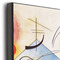 Kandinsky Composition 8 11x14 Wood Print - Closeup
