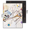 Kandinsky Composition 8 11x14 Wood Print - Front & Back View