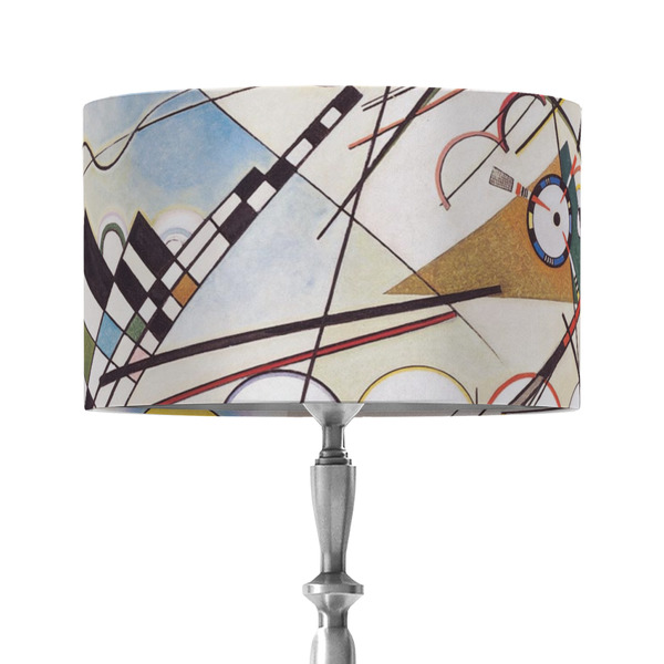 Custom Kandinsky Composition 8 12" Drum Lamp Shade - Fabric
