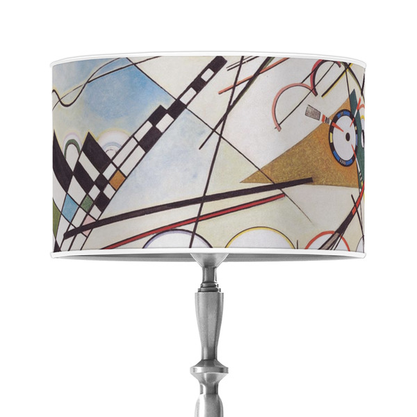 Custom Kandinsky Composition 8 12" Drum Lamp Shade - Poly-film