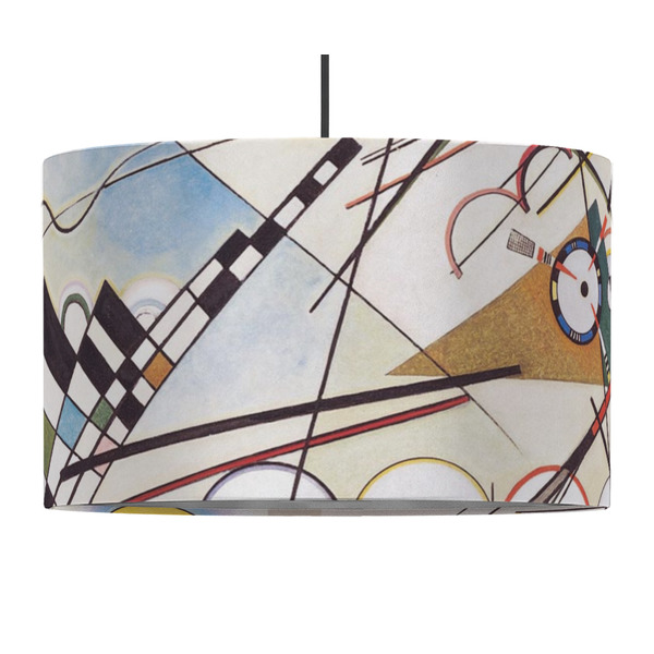 Kandinsky Composition 8 12" Drum Lampshade - PENDANT (Fabric)