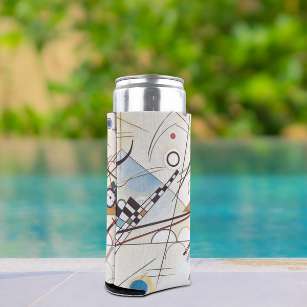 Kandinsky Composition 8 Can Cooler - Tall 12oz - In Context
