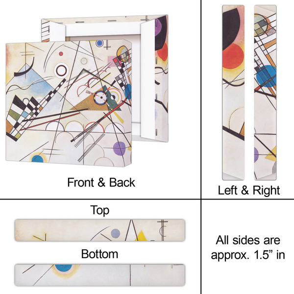 Kandinsky Composition 8 12x12 - Canvas Print - Approval