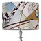 Kandinsky Composition 8 16" Drum Lampshade - ON STAND (Fabric)