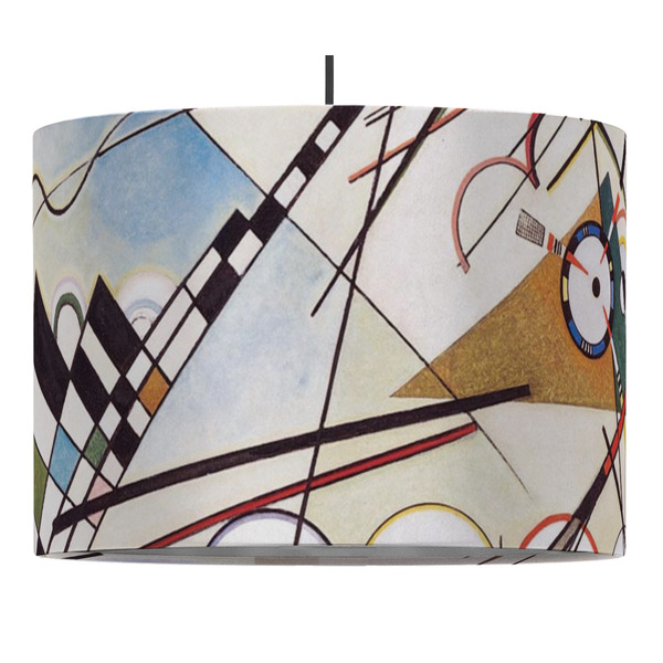 Custom Kandinsky Composition 8 Drum Pendant Lamp