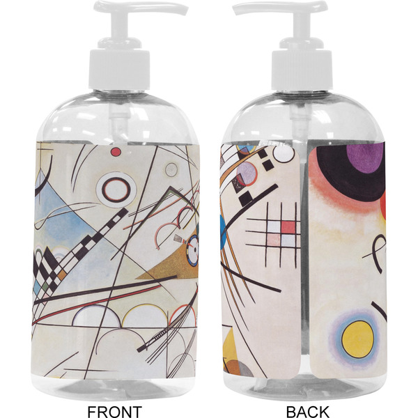 Kandinsky Composition 8 16 oz Plastic Liquid Dispenser- Approval- White