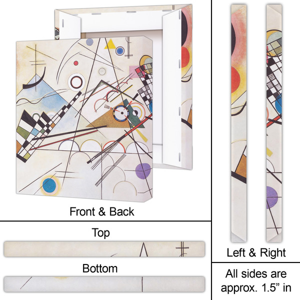 Kandinsky Composition 8 20x24 - Canvas Print - Approval