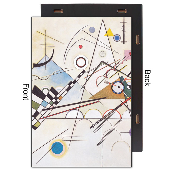 Kandinsky Composition 8 20x30 Wood Print - Front & Back View