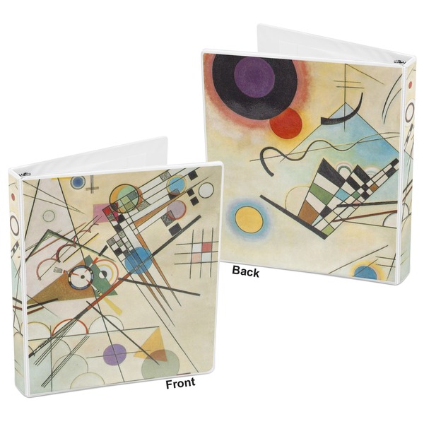 Kandinsky Composition 8 3-Ring Binder Front and Back