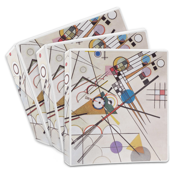 Custom Kandinsky Composition 8 3-Ring Binder