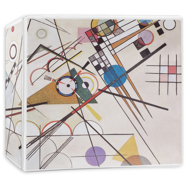 Custom Kandinsky Composition 8 3-Ring Binder - 3 inch