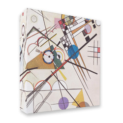 Kandinsky Composition 8 3 Ring Binder - Full Wrap - 2"