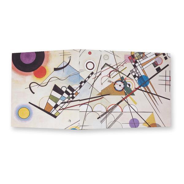 Kandinsky Composition 8 3 Ring Binders - Full Wrap - 2" - OPEN OUTSIDE