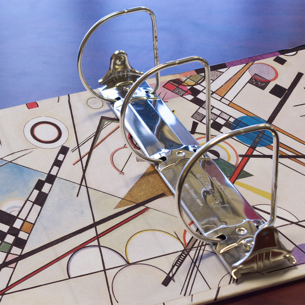 Kandinsky Composition 8 3 Ring Binders - Full Wrap - 3" - DETAIL