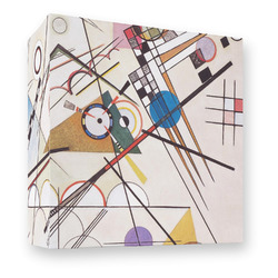 Kandinsky Composition 8 3 Ring Binder - Full Wrap - 3"