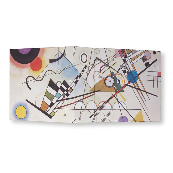 Kandinsky Composition 8 3 Ring Binders - Full Wrap - 3" - OPEN OUTSIDE