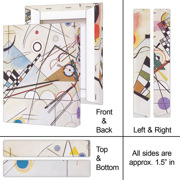 Kandinsky Composition 8 8x10 - Canvas Print - Approval