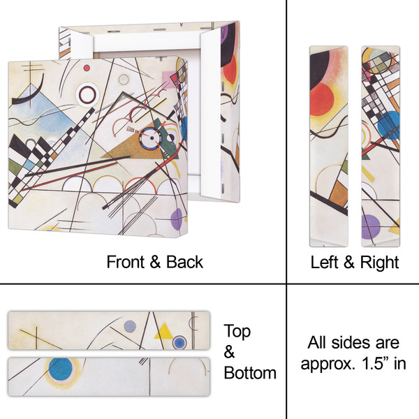 Kandinsky Composition 8 8x8 - Canvas Print - Approval